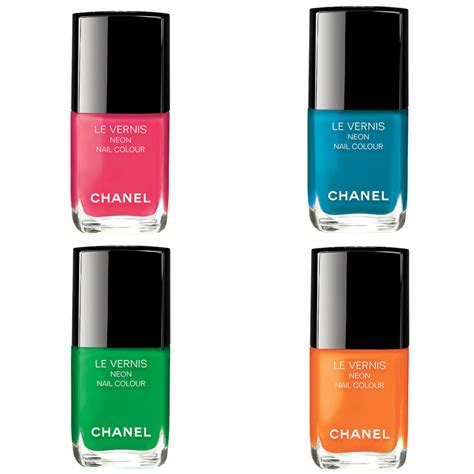 chanel le vernis neon nail colour scenario|chanel nail polish afterglow.